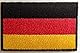 Aufnäher für Jacken Bügelbild Aufbügler Iron on Patches Applikation Aufnäher Deutschland 8 cm