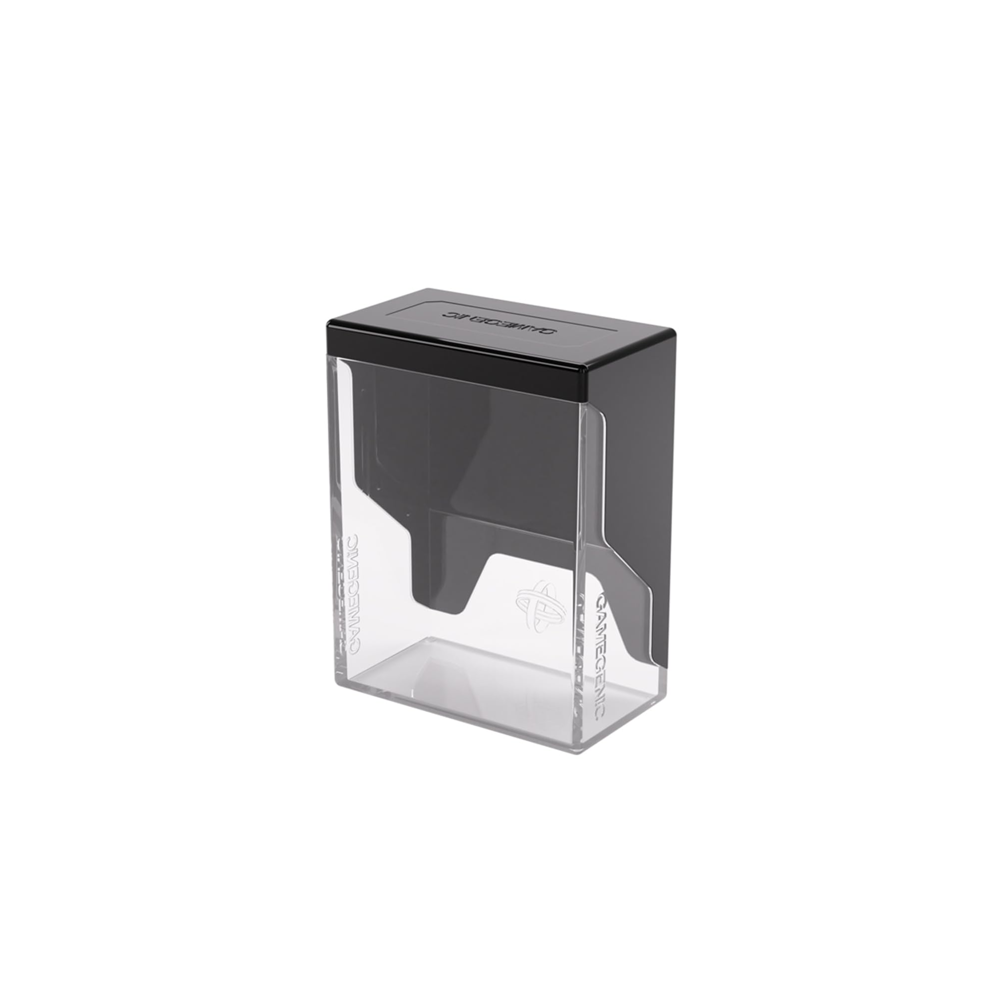 Gamegenic | Bastion 50+ XL: Black/Clear | Deck Box | Trading Card Accessory