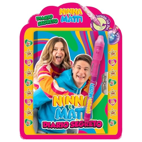 PRESTIGE & DELUXE Diario secreto Ninna y Matti con bolígrafo para niñas, idea de regalo + llavero