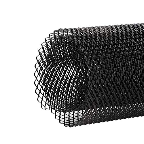 Qiilu universale 40 * 13 pollici griglia auto