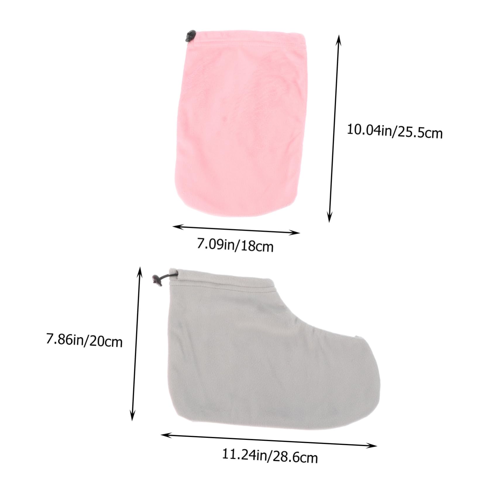 Mikinona Paraffin Treatment Gloves Set Elastic Band Mitts for Feet and Hands Moisturizing Foot Covers