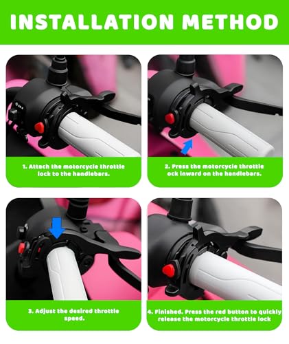 Image of Cruise Control for Bike, Throttle Lock Assist for Motorcycles, ABS Material, Long Ride Comfort, Universal Fit for Xpulse 200 4V Accessories Kit