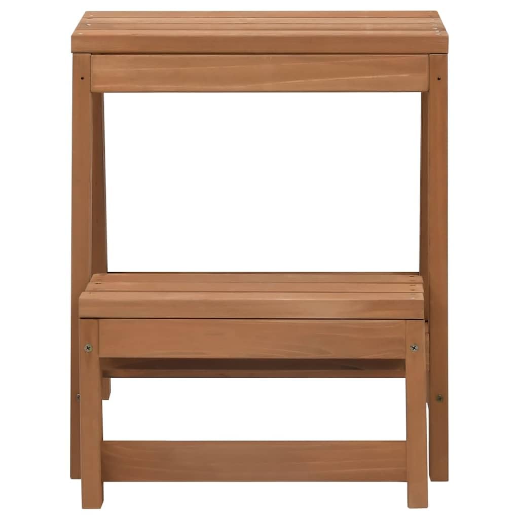 Genérico Taburete con peldaños Plegable Madera Maciza de Abeto,Bricolaje,Herramientas,Escaleras y Andamios,Taburetes escaleras-315299