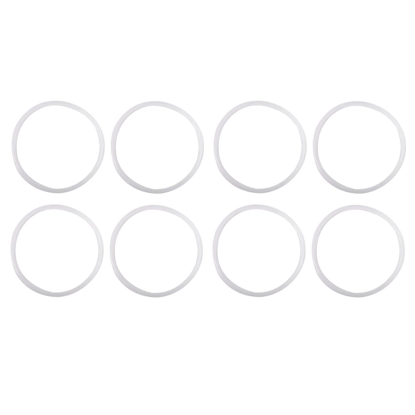 Hndhbfgrt 8 Pcs Rubber Gasket Seal Ring 20cm Inner Dia for 4L Pressure Cooker