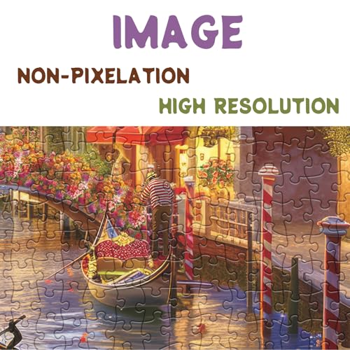 Rompecabezas de paisaje de Venecia, Italia, para adultos, 1000 piezas, rompecabezas jigsaw escénicos coloridos de ciudades europeas, arte de viaje y atardeceres miniatura 4