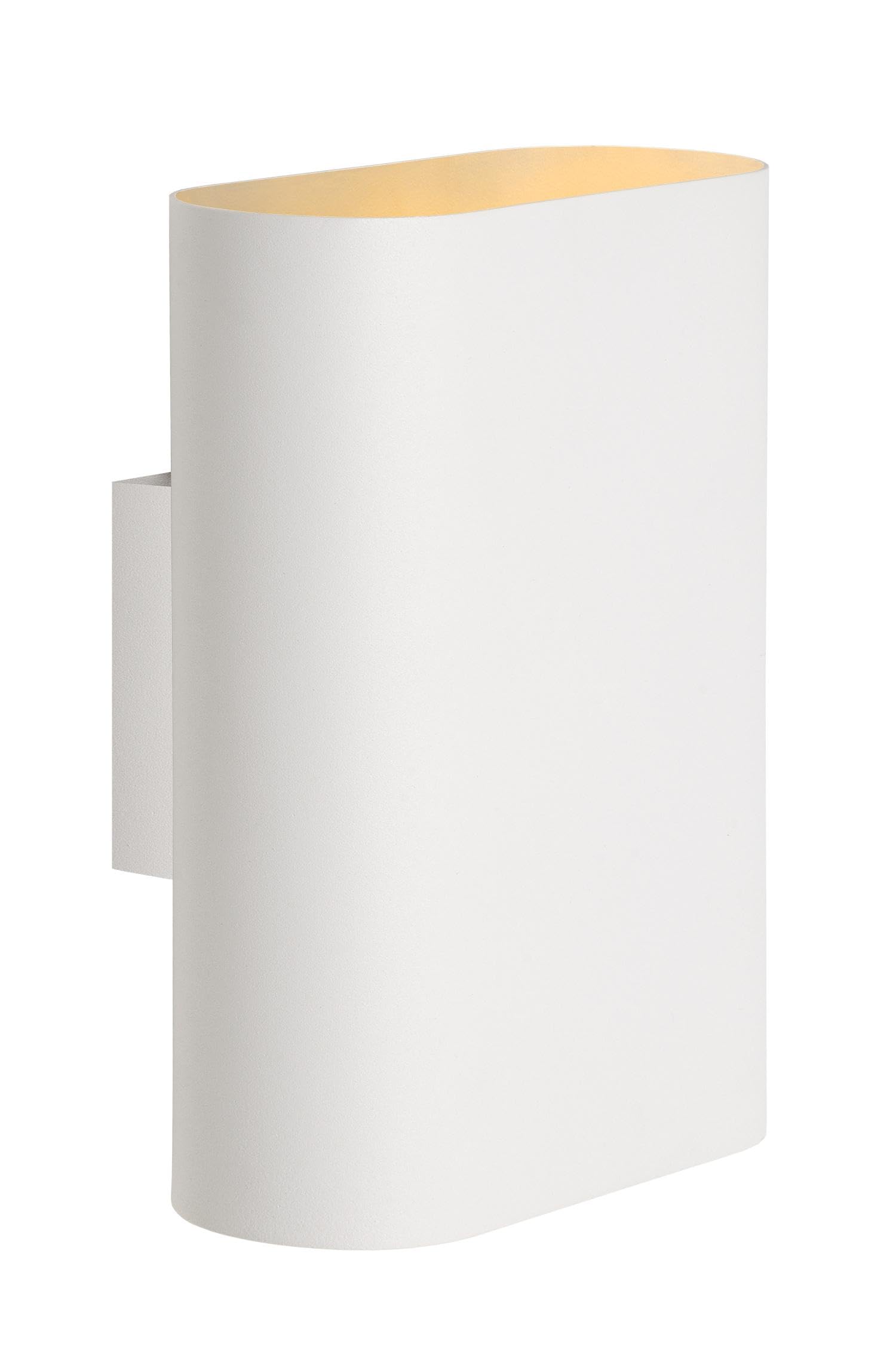 Ovalis Modern Up Down Wall Light - 2xE14 - White