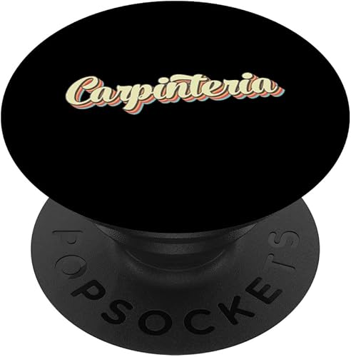 Carpinteria TShirt Retro Art Baseball Font Vintage PopSockets Swappable PopGrip