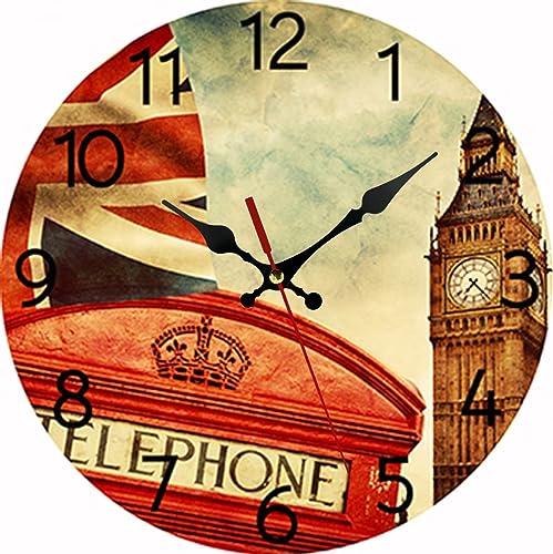 12�C���` �J�`�J�`���𗧂ĂȂ��Ǌ|�����v �É� �d�r�� ���E���h �Ǌ|�����v ���_�� �V���v�� �X�^�C�� �������v �z�[��/�I�t�B�X/�w�Z/�L�b�`��/�x�b�h���[��/���r���O���[��(30.5 cm)