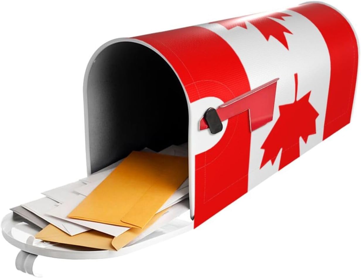 Canadian Flag Mailbox Covers Welcome Mail Box Covers Garden Outdoor Decor Standard Size Outdoor Yard Home