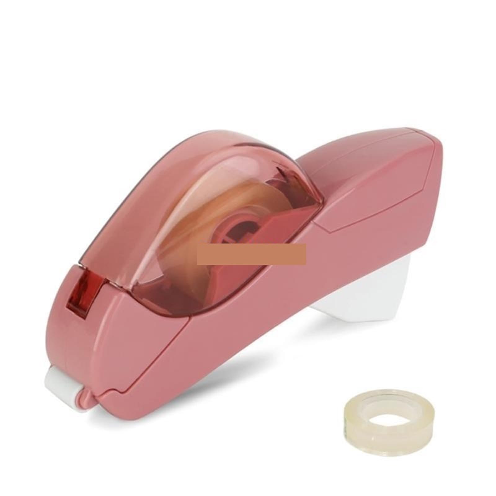 Handgehaltener automatischer Klebebandspender for Verschließen von Kartons, inklusive 2 Rollen 12 mm Klebeband Saubere PräZise Schnitte(For ivory white)