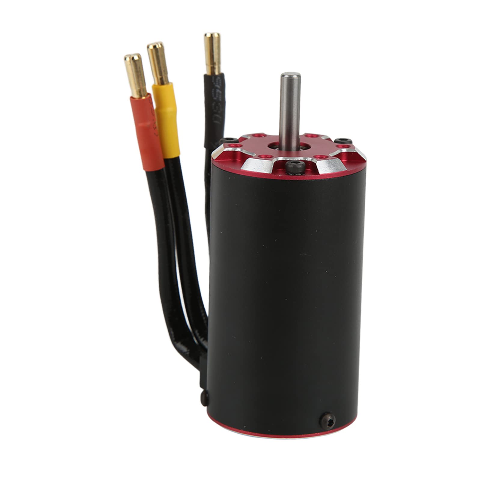 Halearo 3665 3800KV 4 Pole Brushless Motor for 1/8 1/10 RC Cars High Torque Durable Aluminum