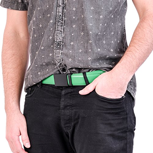 Image of Mission Belt Men's Leather Ratchet Belt, 40mm Metal Collection