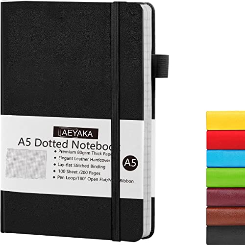 TULPE Punkt-Raster Notizbuch A5 'C041 Horizont' – Softcover, Punktiertes Papier Für Bullet Journal & Skizzen