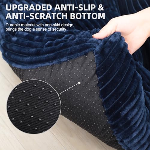 image for KSIIA Dog Crate Bed Washable Dog Beds for Large Dogs Deluxe Thick Flan