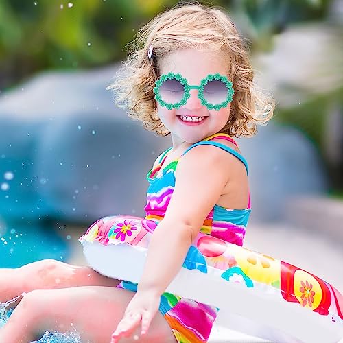 LUTER 6pz Occhiali da Sole a Forma di Fiore