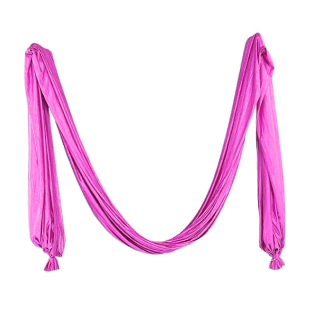 Pilates Yoga Volante Altalena Yoga Aerial Yoga Amaca Tessuto di Seta Rosa Rosso