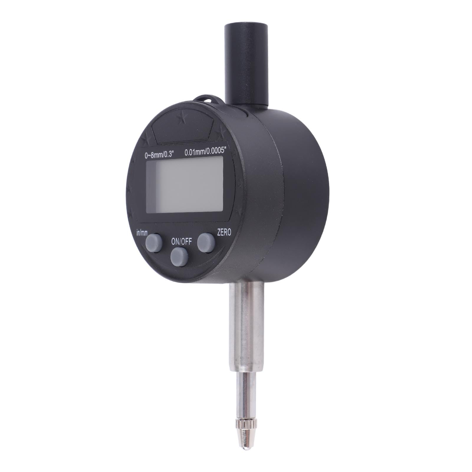 Comparatore digitale Micro elettronico ad alta precisione Risoluzione 0,01 mm Strumento di misurazione della portata 0,8 mm per ingegneria di precisione industriale Lega di