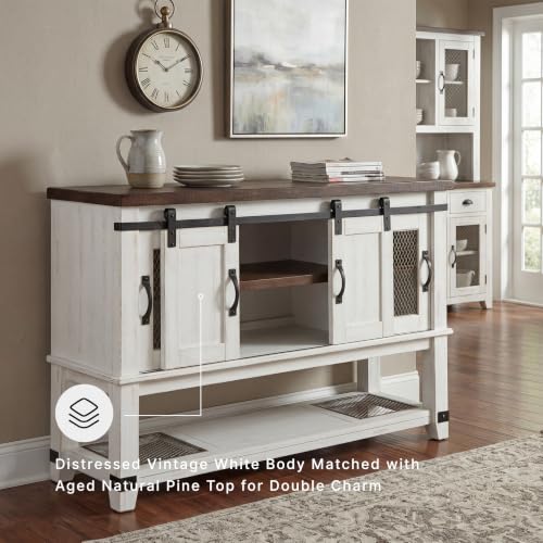 Signature Design by Ashley Valebeck Buffet Sideboard, Farmhouse Coffee Bar - image 3