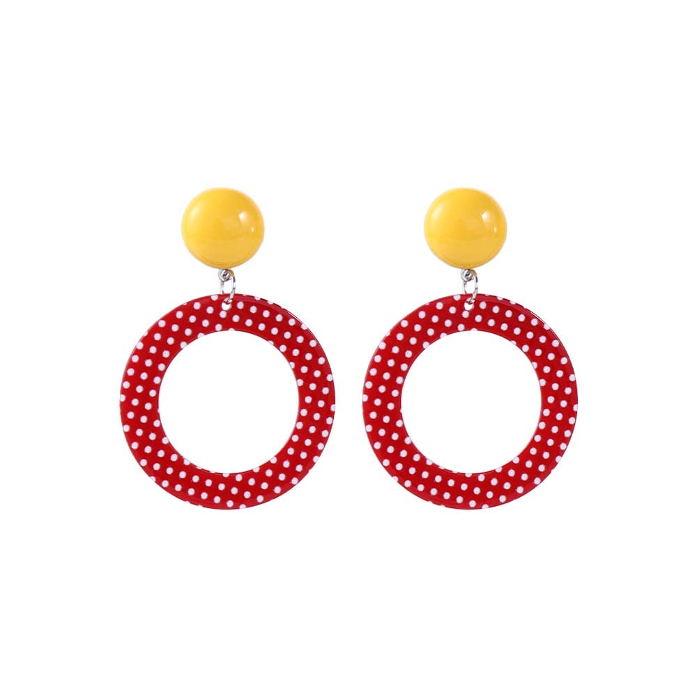 Drop Earrings Vintage Temperament Jewelry Accessories Gradient Petal Earrings Sweet Flower Earrings Party