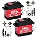 35KG Servo High Torque RC Servo,Servo Motor 4.8-8.4V RC Servo Full Metal Gear Waterproof Compatible with 1/8, 1/10, 1/12 RC Car with 25T Servo Horn and Parts (270°-2 Pack)
