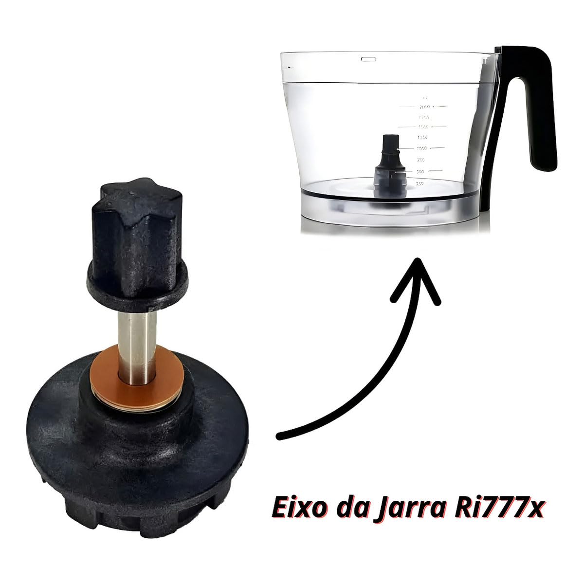 Eixo Da Jarra Para Processador RI7774, RI7775, RI7776 e RI7778