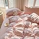 Covebett Bettwäsche 135x200 Kariert Rosa Weiß Karo Muster Modern Bettbezug Set Landhausstil Geometrisch Karomuster Renforce Gewaschene Microfaser Deckenbezug und Kissenbezug 80x80 Reißverschluss