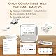 prt S1 Mini Drucker - Aufkleber Tragbarer Thermodrucker Tintenloser Aufkleber Maker Maschine Bluetooth Taschendrucker Telefondrucker für Studium Grafiken, Fotos