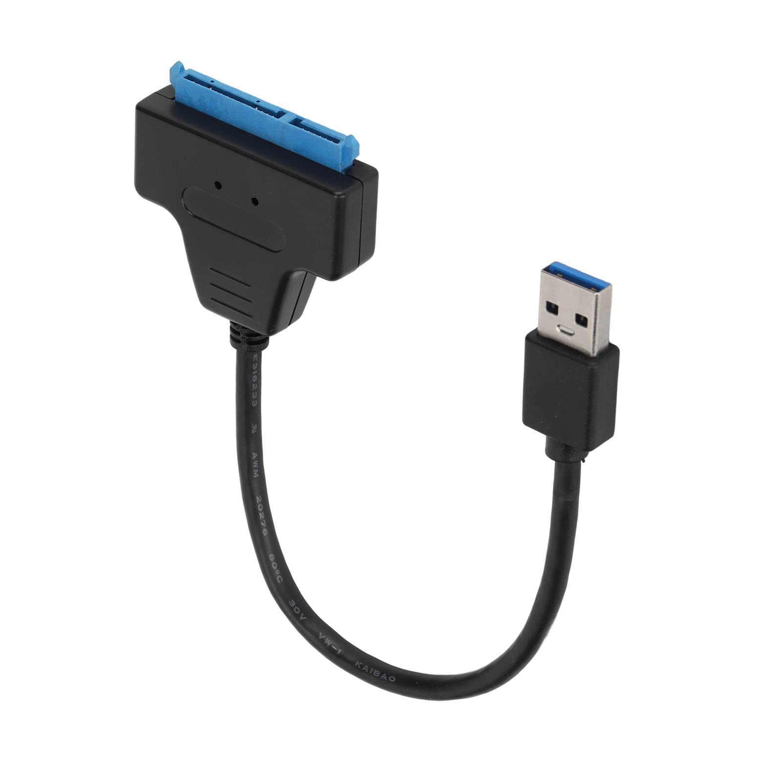 Kabel Adaptera USB3.0 na SATA, Konwerter Adaptera Dysku Twardego USB 3.0 na SATA III do 2,5-calowego Dysku Twardego SSG 3,5-calowego Dysku Twardego, do Laptopów, Tabletów, Komputerów Stacjonarnych, Te