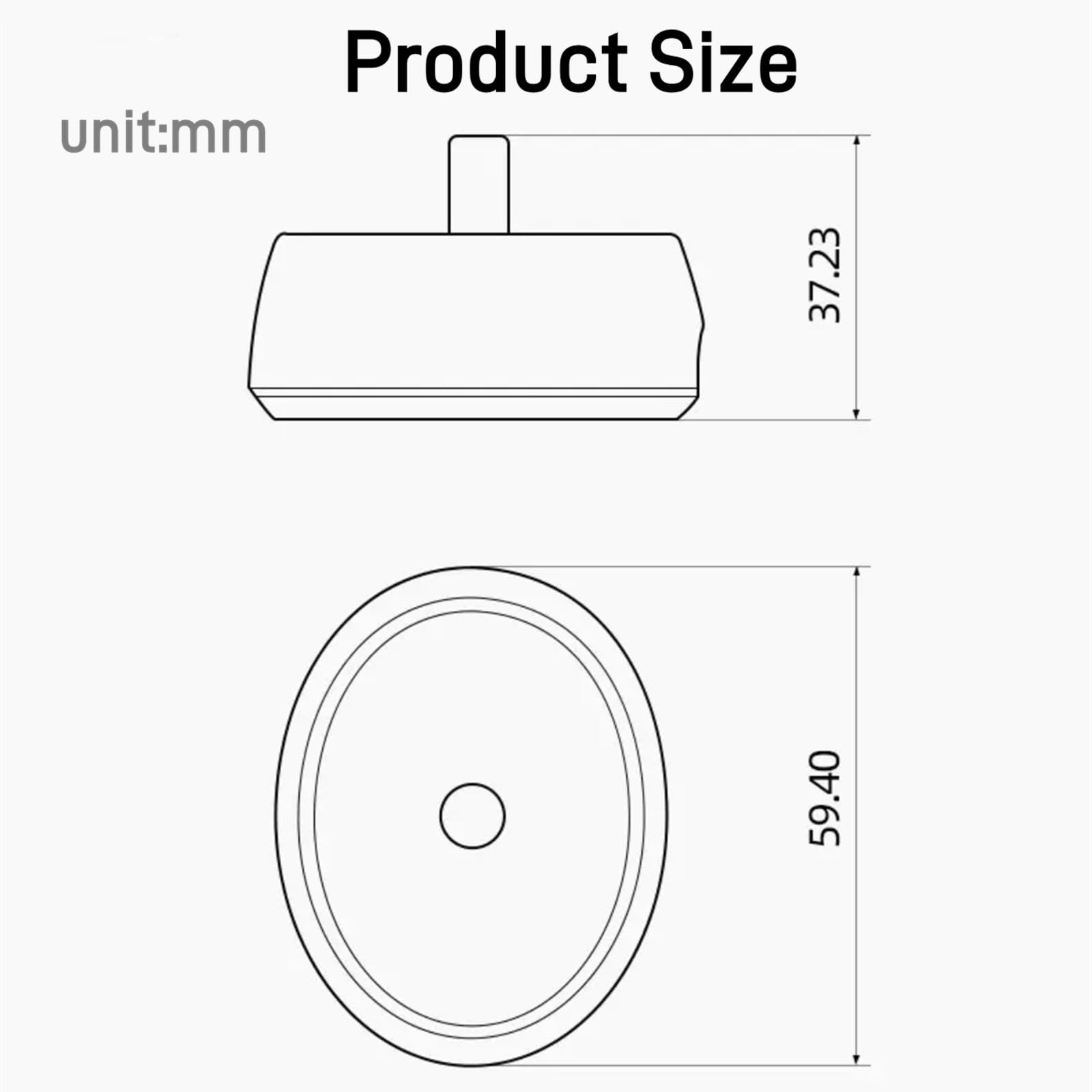 Cargador de repuesto para base de cargador Oral B, base de cargador para cargador Oral B IO compatible con cepillo de dientes eléctrico Braun Oral B IO 3 4 5 6,3757, base de carga OEM portátil.