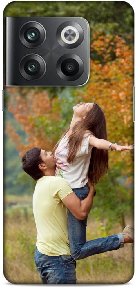 Polycarbonate Customised Mobile Back Case for Oneplus 10T 5G (Own Photo with Frame, Name, Text, Font, Color), 3D Printed Hard Mobile Back Cover for Oneplus 10T 5G, Multicolor