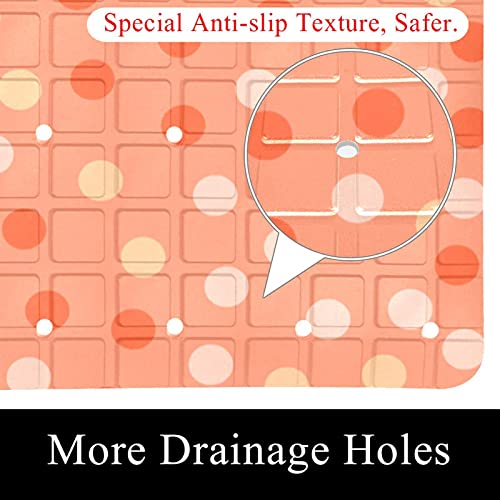 Tapis de baignoire antidérapant à ventouses et drainage efficace - 3