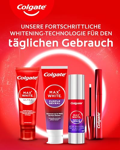 Colgate Zahnpasta Max White Ultra Active Foam 2x75ml - Weißere Zähne in 3 Tagen 6