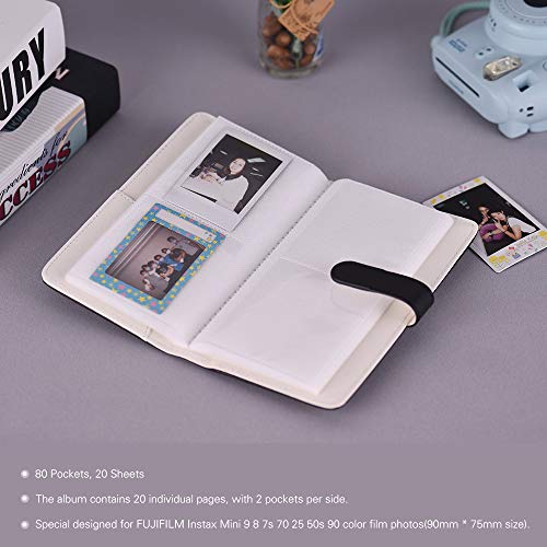 Docooler 80 Bolsos Portátil Mini Álbum De Fotos Álbum De Fotos Álbum De Fotos Com Fecho Magnético Pa