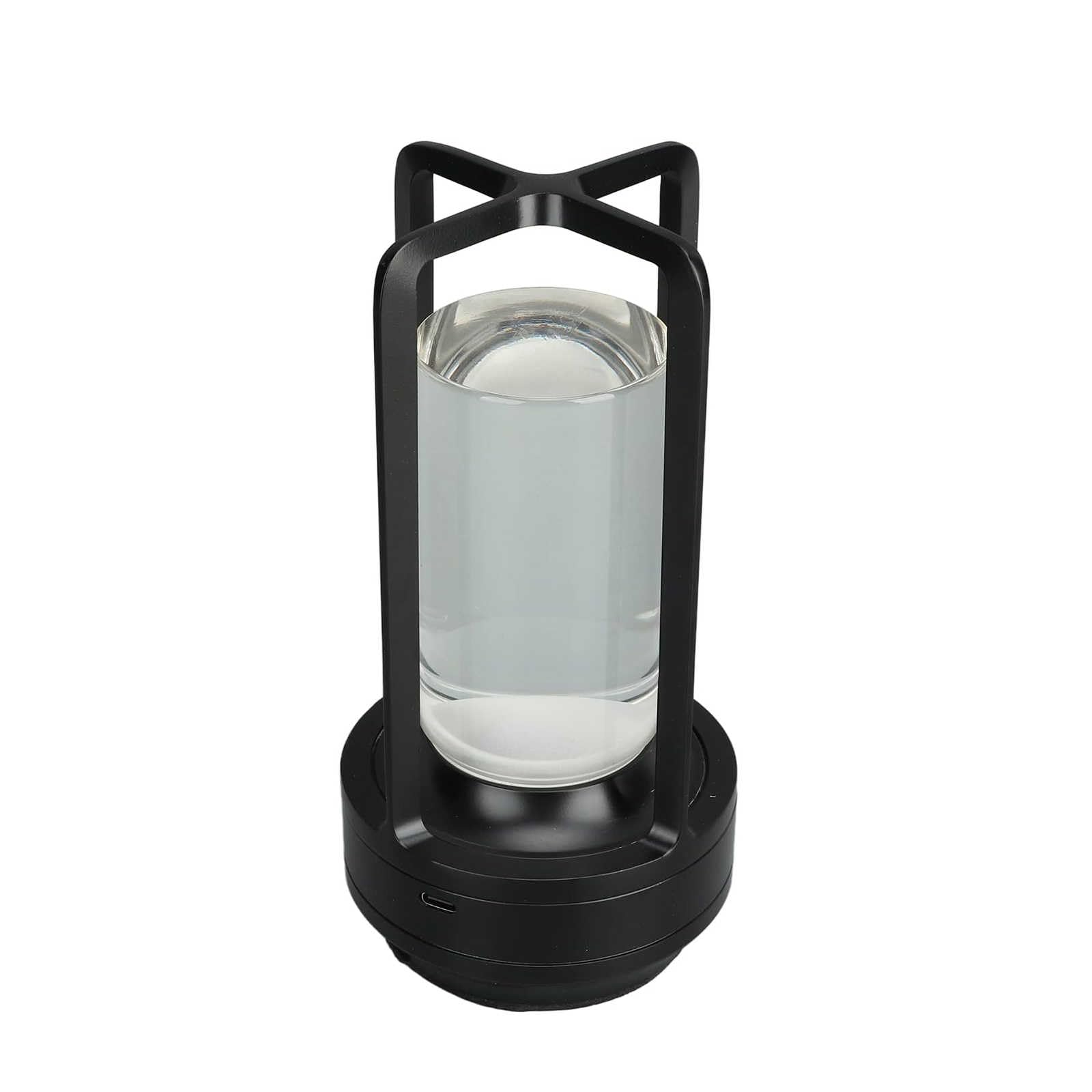 Bezprzewodowa lampa stołowa - Bezstopniowa przyciemniana lampka nocna z aluminium i kryształem, 3 kolory do salonu - Przenośna i ładowalna/62
