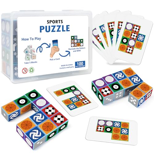 Match Board Game, Sports Block Puzzle Games Visual Recognition Matching