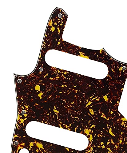 Pièces de guitare pour Fender Japon – Pickguard style Jaguar – 4 plis – Marron tortue - Les Beatles, Paul McCartney, John Lennon, RIngo Starr, George Harrison Pièces de guitare pour Fender Japon - Pickguard style Jaguar - 4 plis - Marron tortue – Image 4