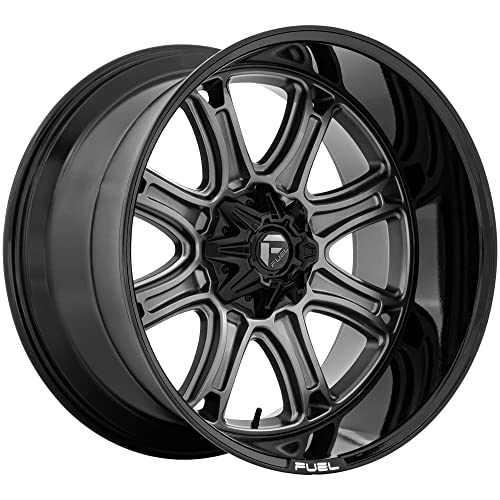 Fuel 1PC D853 20X10 8X180 M-GNMTL BLK-LP -18MM - FC853AB20108818N