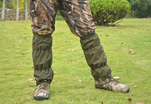 MKHFUW GuêTres De RandonnéE, 1 Paire 600d Oxford éPaissies Guetre Chasse, GuêTres ImperméAbles à La Neige Anti-Boue RéGlables Homme Femme GuêTres Enfnat pour l'escalade Le Voyage Le Camping - Image 3