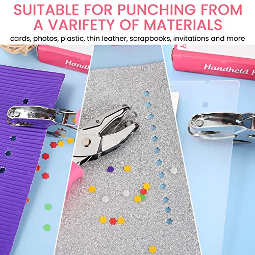 Myartool Flower Hole Punch, 1/4 Inch Handheld Flower Paper Punch With Soft Grip, Flower Shape Hole Puncher For Paper Crafts, Cardstock, Gift Wrapping, Greeting Cards And Scrapbooks #TOP3