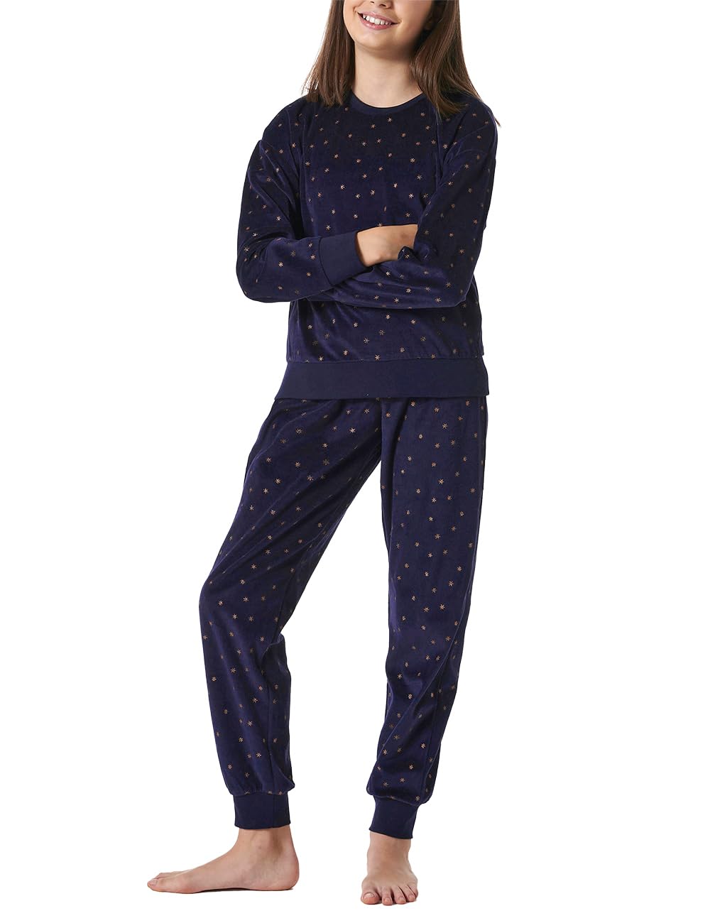 Schiesser Mädchen Schlafanzug Set Pyjama Lang - 100% Organic Bio Baumwolle (Gr. 92-140) Für 14