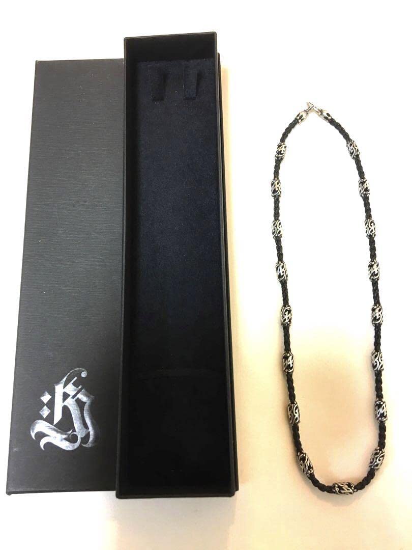 Amazon.co.jp: 氷室京介 レザーチョーカーネックレス 20th 限定 JUST  