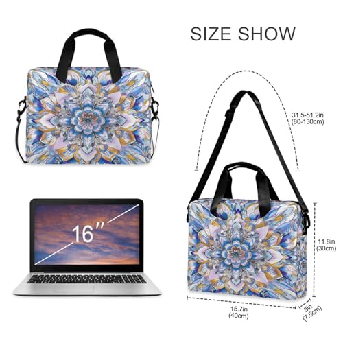 Funda porta laptop 15.6" bolso con asa y correa cruzada miniatura 5