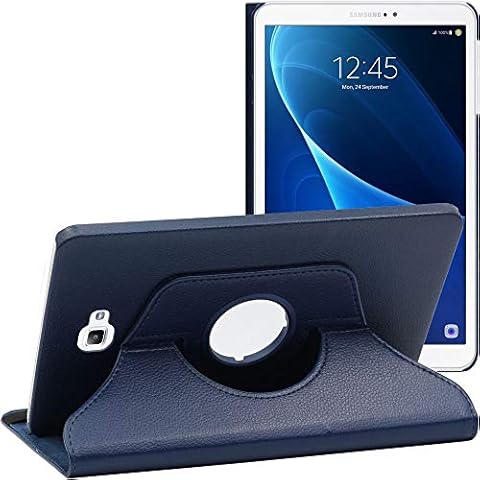 ebestStar - kompatibel mit Samsung Galaxy Tab A6 Hülle Tab A 10.1 T580 T585 Rotierend Schutzhülle Etui, Schutz Hülle Ständer, Rotating Stand Cover