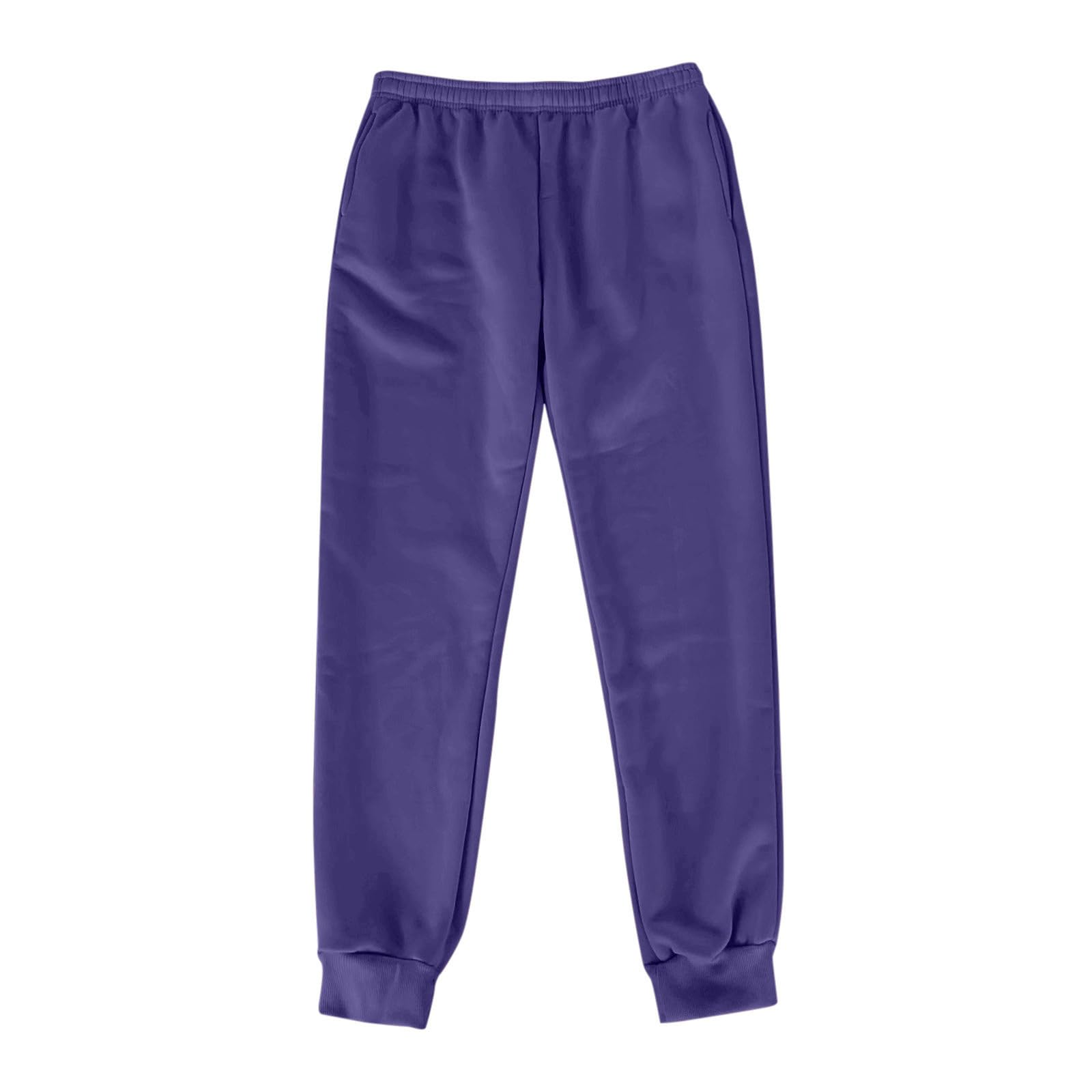KHIRVWL Jogginghose Damen Elastischer Bund Sporthose 3pc Einfarbige Sweatpants Mit Kordelzug Lockere Traininghose Modische Geradem Bein Hose Wanderhose Luftige Bequeme Laufhose Mit Taschen