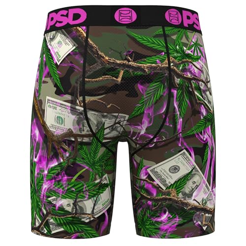 PSD Men's Boxer Briefs - Chronic Camo, 7 Inch Inseam, Moisture-Wicking, 4-Way Stretch, Boxer Briefs for Men, X-Large4