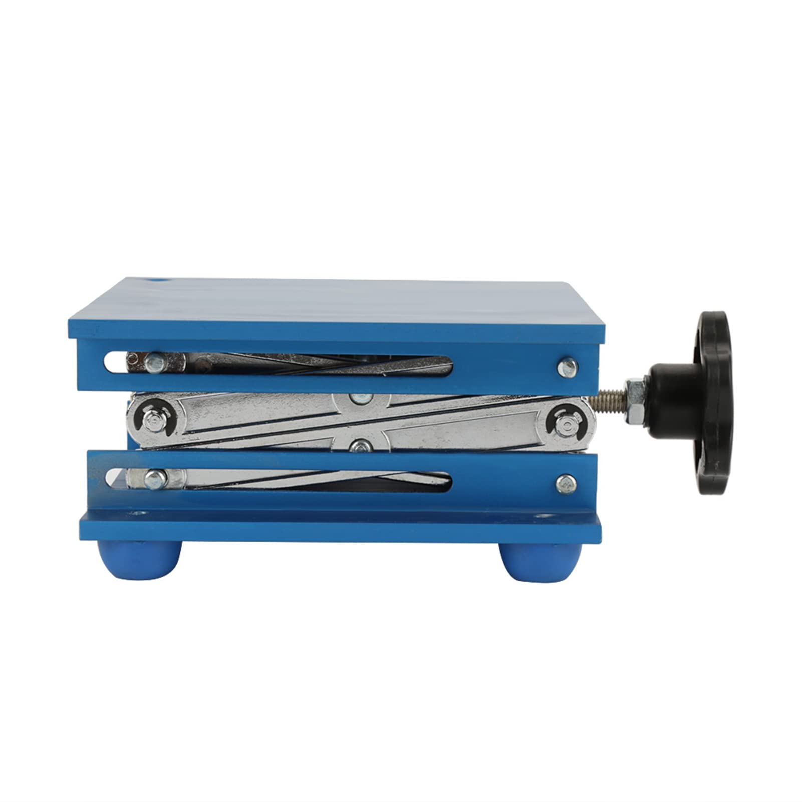 Piattaforma di sollevamento a forbice 150 x 150 x 250 mm, ossido di alluminio, non corrosivo e robusto, supporto regolabile in altezza per strumenti di fisica/chimica/biologia