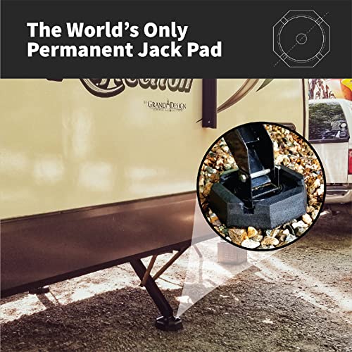 SnapPad Xtra RV Leveling Pads - Permanent Jack Stabilizers for RVs - 5" Square Leveling Jack Pads for LCI Leveling System - Heavy Duty Replacement for Blocks - Made in The USA (Square 5 4-Pack) by SnapPad - Image 7