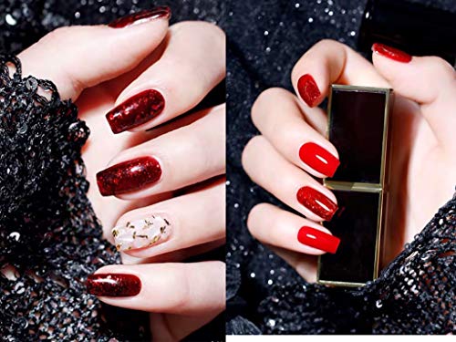 Set de esmaltes gel 6 colores Vishine colección Navidad miniatura 5