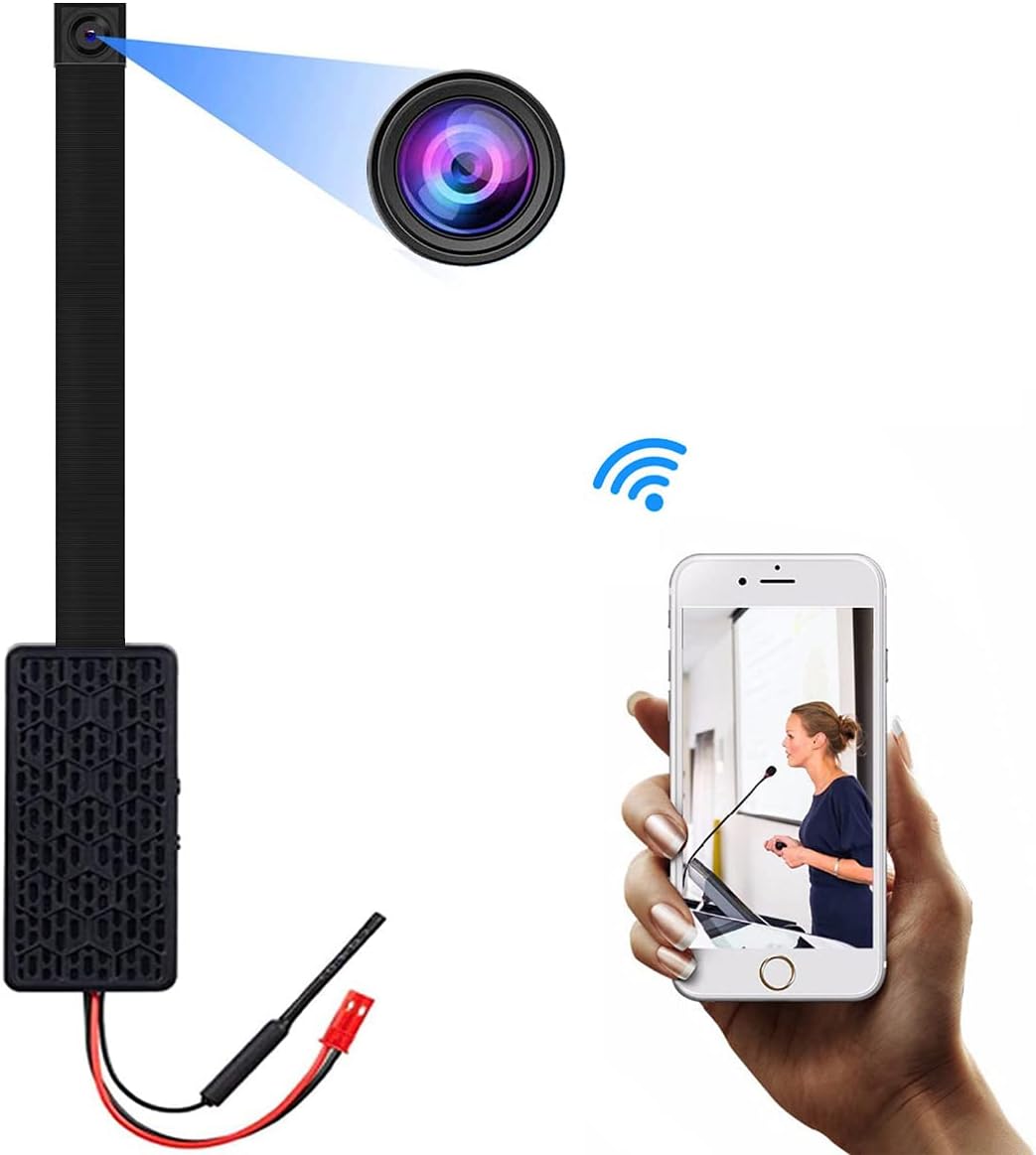Up To 60% OFF Mini WiFi Hidden Camera DIY Spy Camera,1080P Wireless Spy Nanny Cam,Remote Monitoring and Live View Via Smartphone APP,Easy Setup Security Camera for Home, Nanny, Car, Office, Room, Indoor, Outdoor