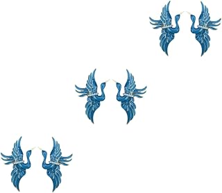 Broche De Grulla Esmaltada Broches Para Mujer Broche De Boda Broche De Banquete Broche Azul